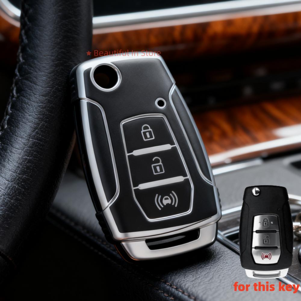 2pcs/lot Car Key Case Covers For SsangYong Kyron 2 Sanka Actyon Korando Tivoli musso Remote Key Case Cover
