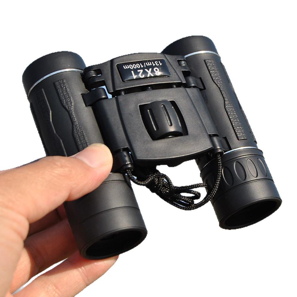 Portable 10X22 HD Low-Light Night Vision Binoculars for Moon Watching - Children's Gift 8X21