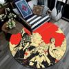 Tokyo Revengers Round Area Rug,Carpet Rug for Living Room Bedroom Sofa Playroom Decor,Non-slip Floor Mat