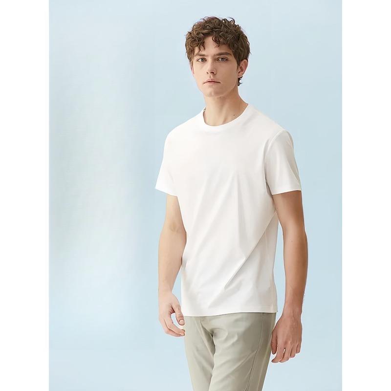 European Size Mens Fit White Graphic T Shirt | Russian Text Print, Short Sleeve, Crew Neck, Casual Streetwear Tee for Daily Wear, All-Season Wear