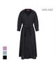 VANAKE Back Pleated Shirt Dress_Vb44Opud08A