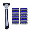 3-layer Shaver sackPremium Stainless Steel Safety Razor with Replaceable Blades - Smooth and Comfortable Shave