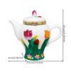 Ceramic Jewelry Box Handmade Lidded with Clasp Glossy for Vanity