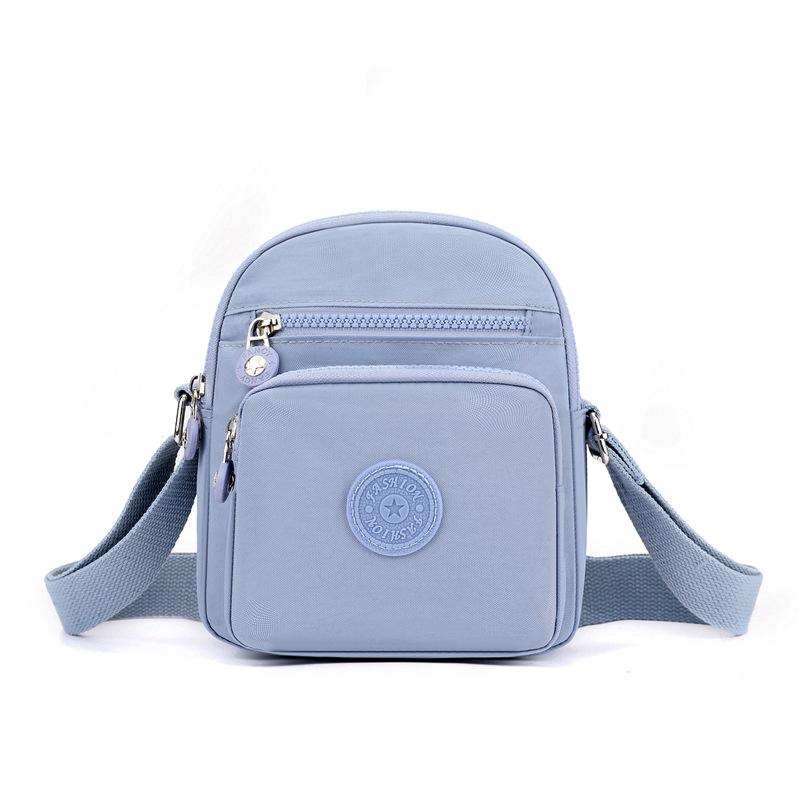 

Маленькая женская сумка, новая повседневная корейская модная сумка на плечо, нейлоновая сумка через плечо, маленькая квадратная сумка с несколькими карманами