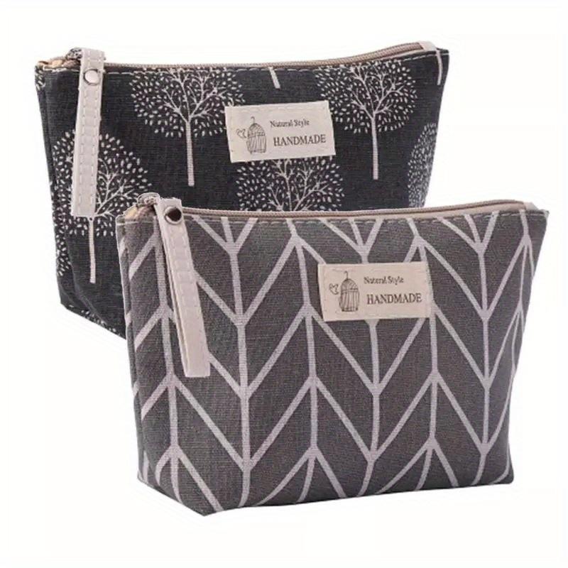 Multi-Functional Women's Makeup Bag Large Capacity Toiletry Organizer with Zipper Closure, Mixed Colors for Travel, Daily Use & Coin Storage