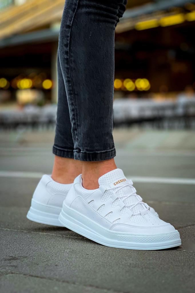 Chekich H Nová kolekce CH040 C-Rey Pánská obuv Bílá Černá Hnědá Tmavě hnědá