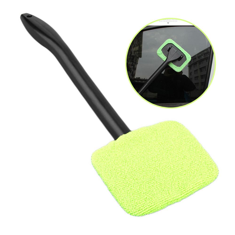 Car Window Cleaner Brush Kit Windshield Wiper Microfiber Brush Auto Cleaning Wash Tool With Long Handle Car Accessories