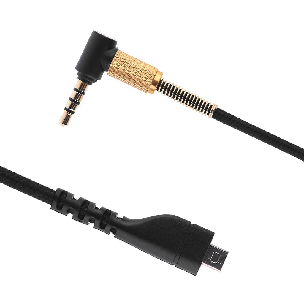 Cable Audio Cord Headphones Replacement 3.5mm 1.5M Long 60 inches for Arctis 3 5 7 9X Pro Gaming Headset Cable Extension