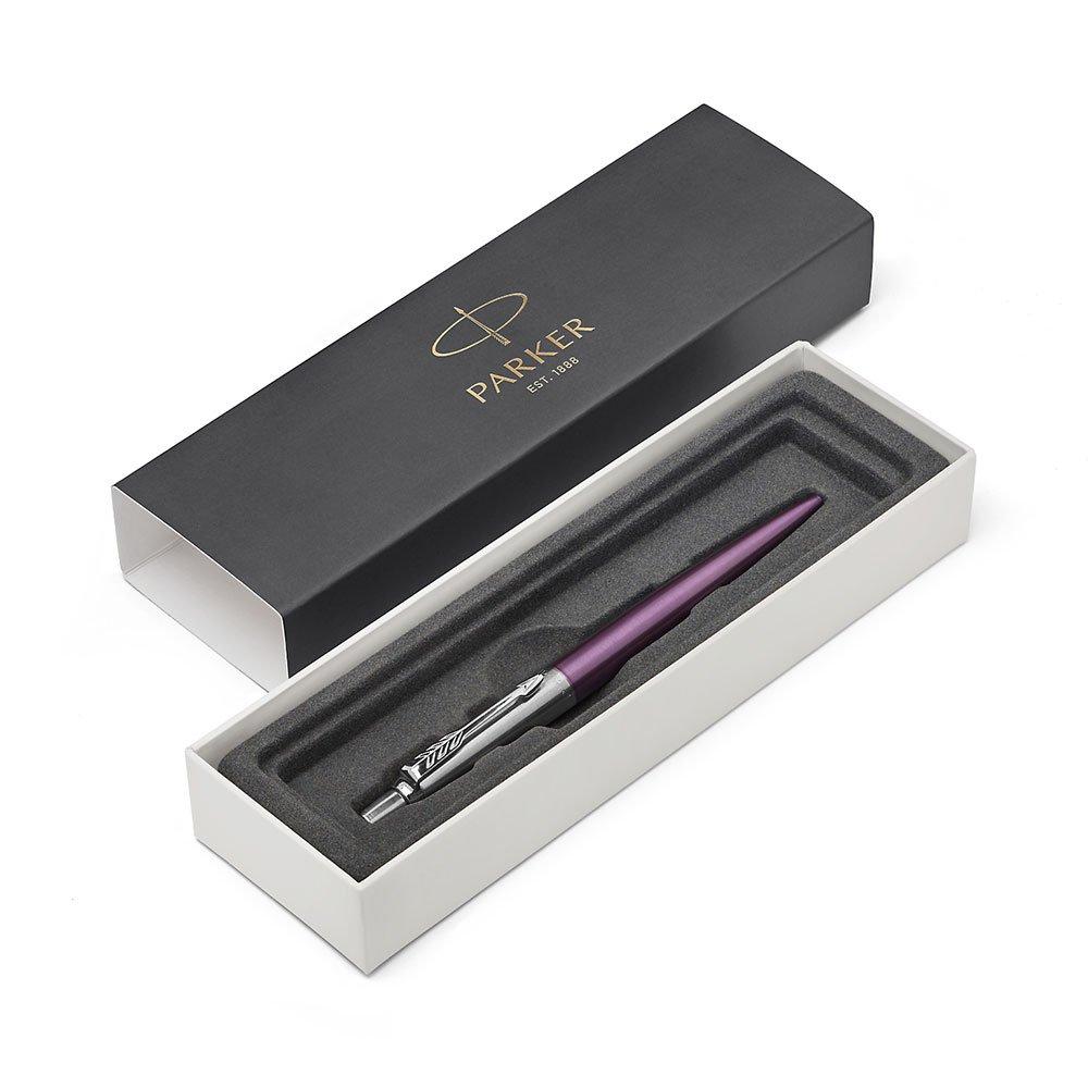 PARKER Ballpoint Pen Jotter Violet CT Medium Point Oil Based Gift Box 1953350