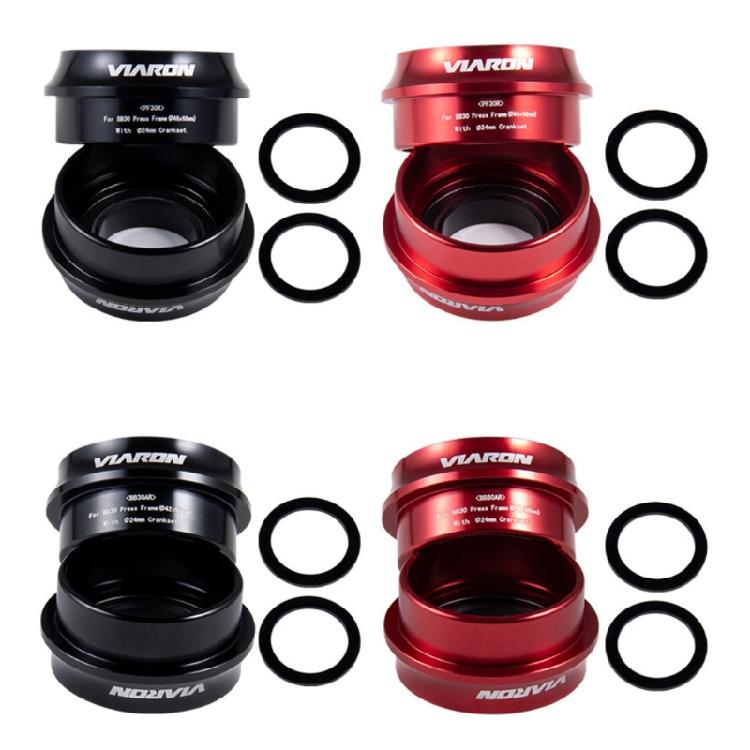BB30AR/PF30R  Bike Bottom Bracket Road Steel Bearings, Black