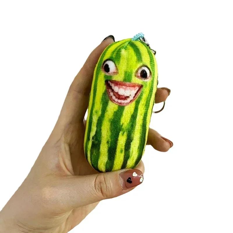 High-Quality Funny High-Quality Watermelon High-Quality Strips High-Quality Plush High-Quality Keychain High-Quality Creative High-Quality Fruit