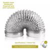 Conduit de ventilation universel en aluminium pour hottes de cuisine et de salle de bain