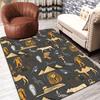 Vintage Egyptian Elements Rug Floor Mat for Living Room or Bedroom Soft and Comfortable Carpet a Gift for Birthday and Holiday.MFF0918208