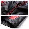 Hot men's clothing European size vauxha motorcycle leather jacket racing suit men's PU leather jacket jacket