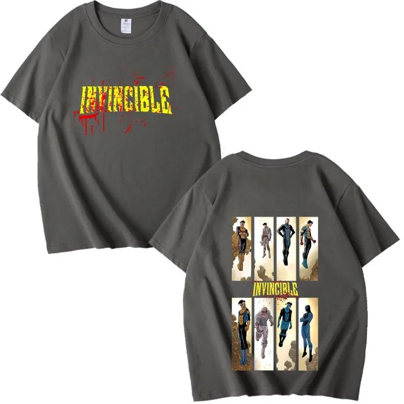 Men's T-shirt Invincible Mark Grayson Graphic T-shirts Men Women New Summer Cotton StreetwearCasual Fashion Round Neck Tees
