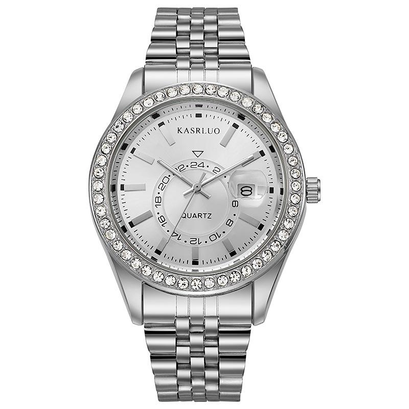 Watch Men'S Elegant Fashion Business Casual Waterproof Watch Luminous Calendar Quartz Watch