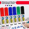 4color Whiteboard Marker With Sponge Eraser,3-6mm Oblique Tib,Safety,Non-Toxic,Office Meeting,Educational Supplies