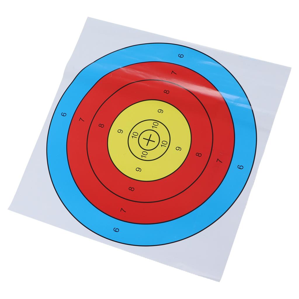 30PCS Shooting Paper Thickened Coated Paper Archery Paper Targets for Competitive Recurve