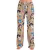 Womens Pajama Pants Sleepwear Casual Drawstring Elastic Waist Pants Comfy Straight Yoga Loose Trousers