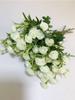 4 Bunches Fake Flower with Stems Small Carnation Artificial Flowers Bulk Silk Carnation Flowers for Outdoors Wedding Home Hotel Decorations