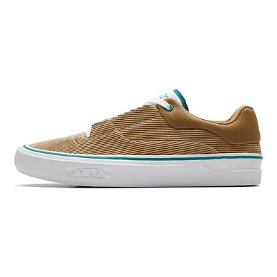 Aoli MD Comfortable Versatile Non-Slip Wear-Resistant Lightweight Low-Top Skate Shoes Men Sneakers Brown 112238013-5