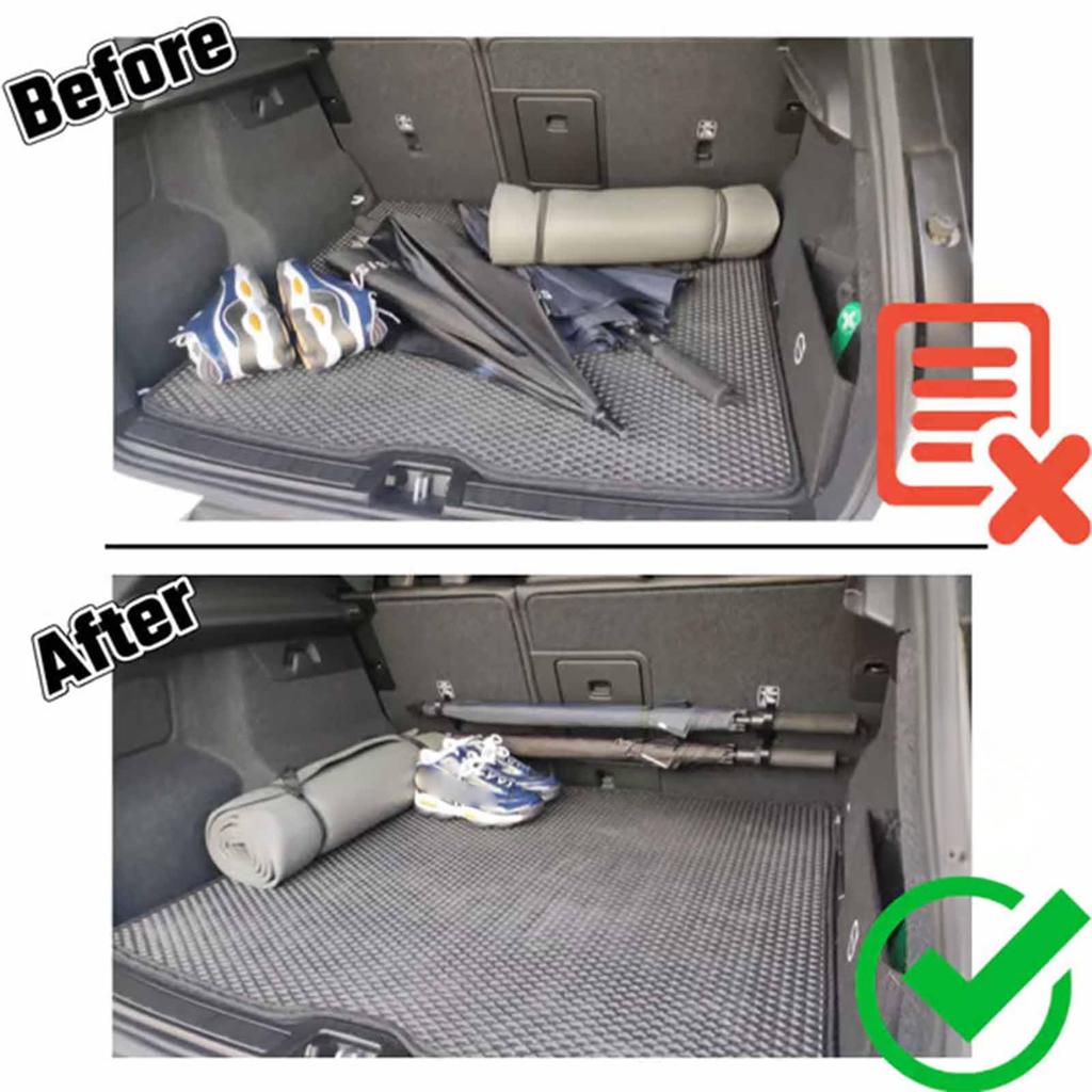 2/4/6pcs Car Umbrella Hook Dual Hooks Multi-Purpose Hooks PLA Material Anti Slip Design for SUV Sedan Trunk Organizer