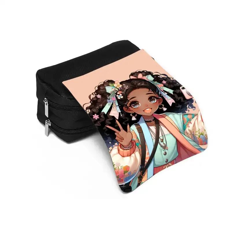 Best Gift for Boys and Girls 3D Cartoon Leather Pencil Pouch Double Flip Pen Case for School for Little Children