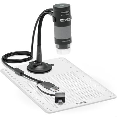 Microscopio USB enchufable Microscopio digital millones con observación extraíble se puede utilizar con 2.0 (2 píxeles, 10x, 250x) - placa, Windows, macOS,