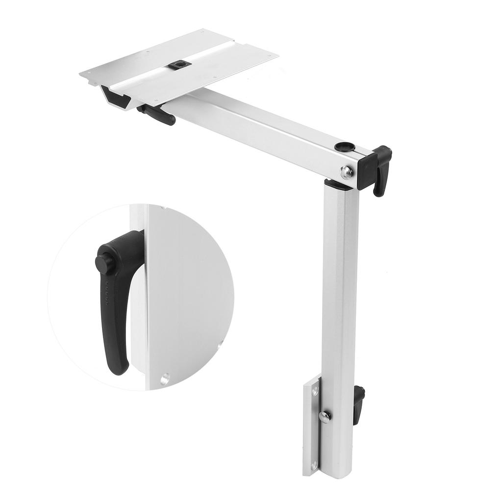 Removable Laptop Table Leg Bracket 360 Degrees Rotatable Adjustable for RV Caravan Motorhome