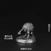 White Copper Illithid Soldier Miniature Tabletop Wargame RPG Battle Model Chess Piece Collection Decor Car Interior Decor