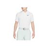 Nike Logo Quick-Dry Comfortable Casual Sports Polo Shirt Unisex tops White CU9793-100