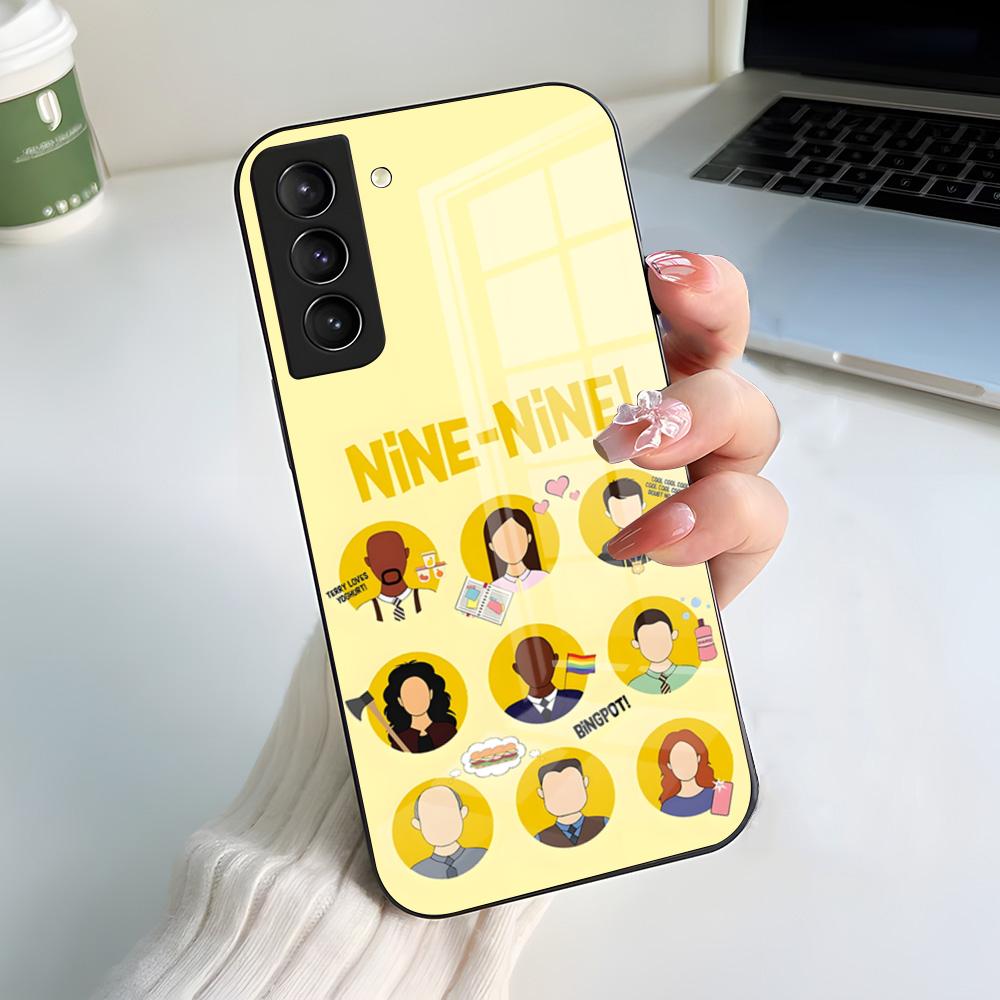 B-Brooklyn Nine-Nine 99 Phone Case For Samsung S26 S25 S24 FE S23 S22 S21 Plus S20 Ultra Note20Ultra Black Glass Cover