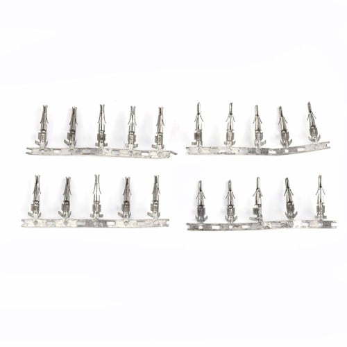 5 Pairs of Mini Tamiya Connectors, Tamiya Mini Plug Male and Female EL Connectors, Tamiya Plug Battery Tweezers Kit for Electric Guns