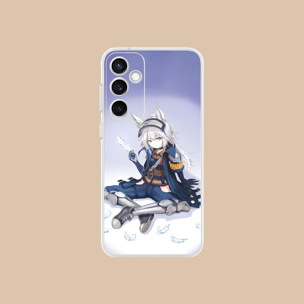 Arknights Grani Clear Mobile Phone Case for Samsung Galaxy S25 S24 S23 S22 S21Plus FE Ultra Colorful Cover