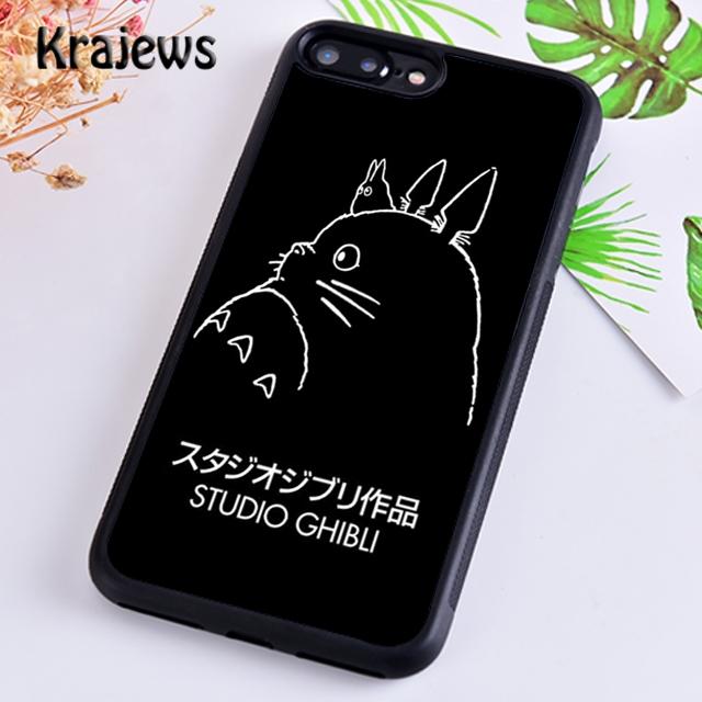 

М який чохол для телефону Krajews Studio Ghibli My Neighbor Totoro для iPhone 14 SE 6 7 8 plus 11 12 13 pro XR XS max Samsung S21 22 Samsung S22ultra