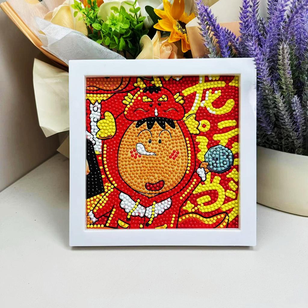 Free Shipping/Cartoon Diamond Painting Children'S Gift Handmade Cross Stitch Framed Diy Bedroom Sticker
