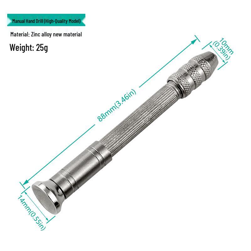 Mini Hand Twist Drill for Wood and Model Crafting DIY Tools