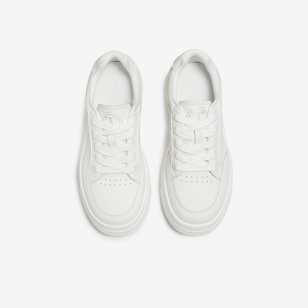 TATA/She 2025 Autumn Fashion Women's Casual Thick-soled Board Shoes