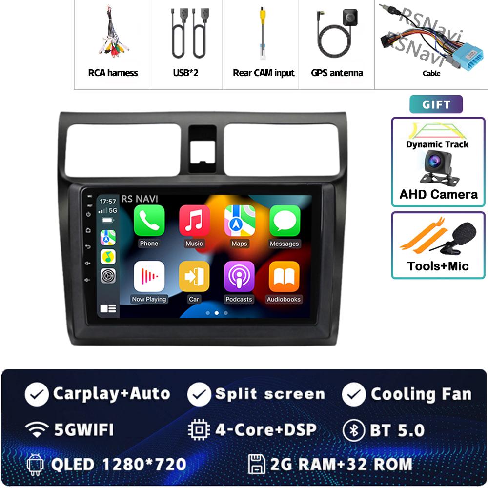 

Android 14 автомобильное радио для Suzuki Swift 2003 2004 - 2010 плеер мультимедиа GPS навигация стерео CarPlay авто видео BT 4G+WIFI DVD