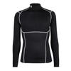Mens Elite HeatGear Mock Neck Base Layer Top