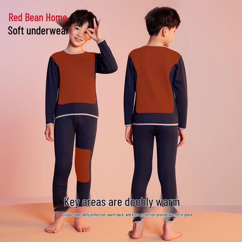 Hongdou Home Jungen Fleecegefütterter Baumwoll-Pullover für Herbst/Winter