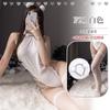 Open crotch free sex underwear sexy one-piece hollow tight body open file free perspective temptation hollow pajamas