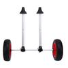 Kayak Cart Adjustable Width Metal Frame Foldable Canoe Carrier Boat Trailer Transport with 10 Inch Solid Tires