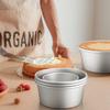 Round Cake Mold Aluminium Alloy Non-Stick Cake Pan Mousse Cake Tray Baking Mold Kitchen Removable Bottom Cake Decorating Tools