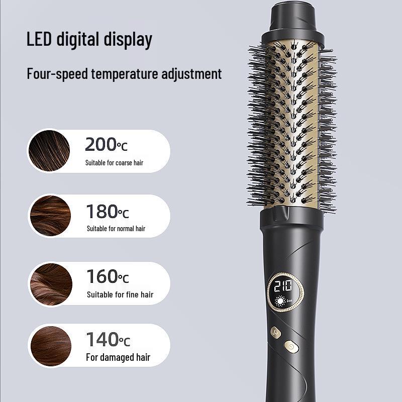 Cross-Border Multi-Functional Hair Styler: Curling Iron, Curler, Dryer Brush for Big Waves and Bangs