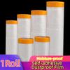 Waterproof Wall Painting Protect Cover Transparent Car Paint Masking Film  Living Room