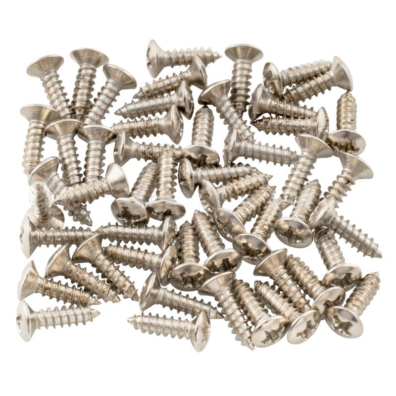 50Piece Electric Guitar Bass Pickguard Screw for Installation Reliable Fasteners