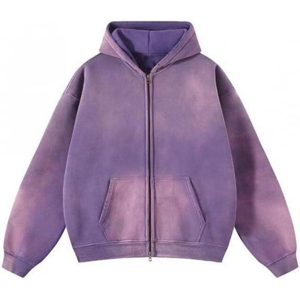 Women's Tie Long Sleeve Zip Up Hoodie Casual Hooded Sweatshirt for Spring Fall
