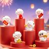 2027 Goat Year Miniature Ornaments Zodiac Cartoon Lucky Sheep Diy Car Decoration Office Desktop Decor Ornaments