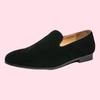 Fashion Business Men Le Fu Shoes Men One Step Comfortable Fashion Brand Small Leather Shoes British Gentleman Social Shoes Size 38-47